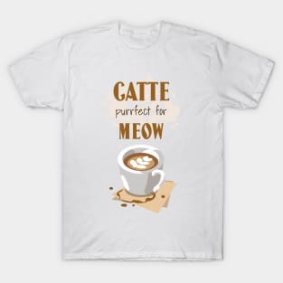 Catte purrfect for meow T-Shirt